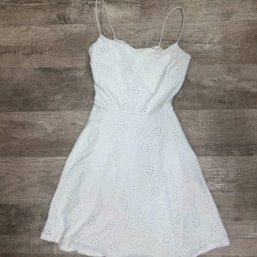 Rue21 White Eyelet Mini Dress